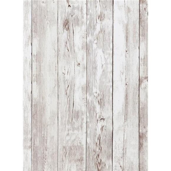17.7"x197" Peel and Stick Wallpaper Removable Realistic Wood Shiplap - Picture 2 of 7